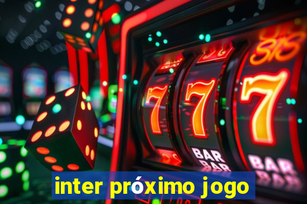 inter próximo jogo