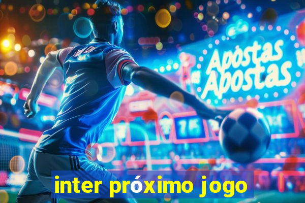 inter próximo jogo