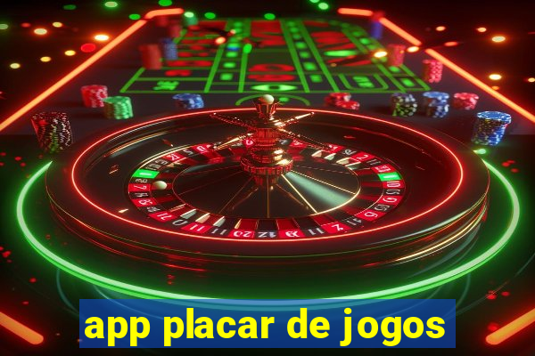 app placar de jogos