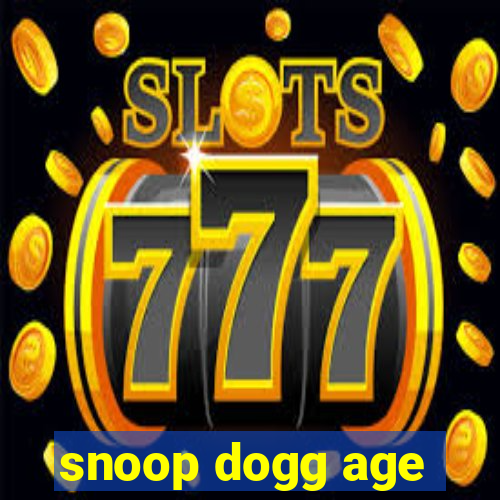 snoop dogg age