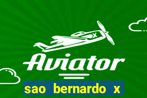 sao bernardo x botafogo pb palpite