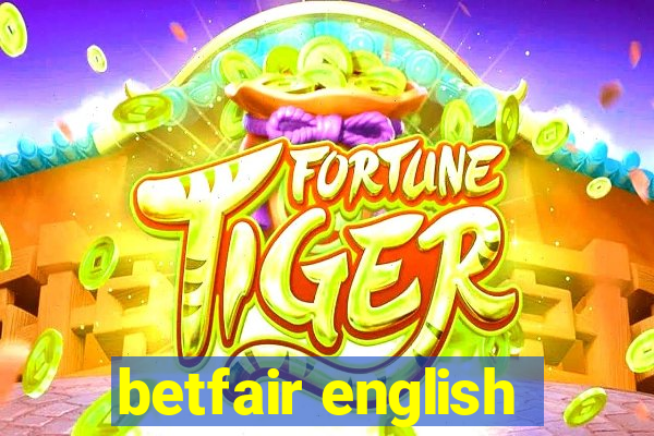 betfair english