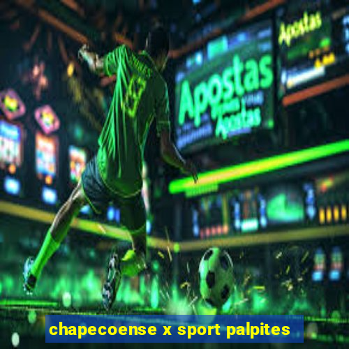 chapecoense x sport palpites