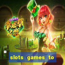 slots games to play for free