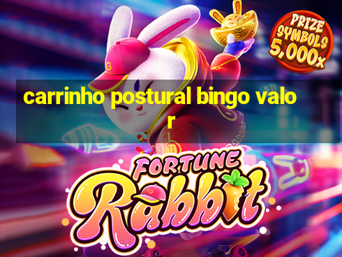 carrinho postural bingo valor