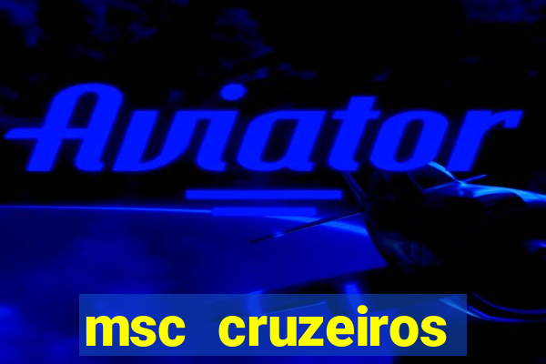 msc cruzeiros trabalhe conosco