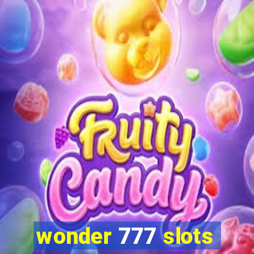 wonder 777 slots