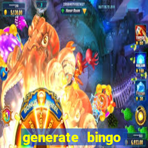 generate bingo cards with pictures