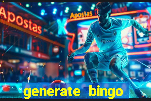 generate bingo cards with pictures