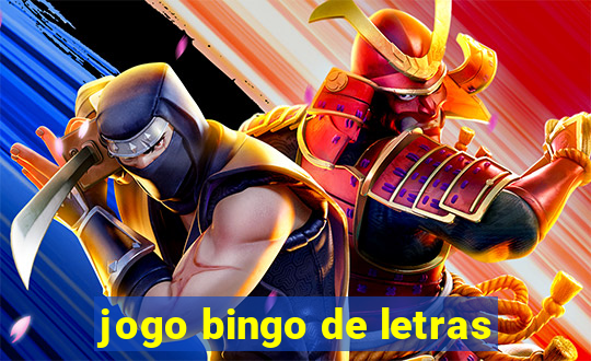 jogo bingo de letras