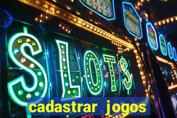 cadastrar jogos online caixa