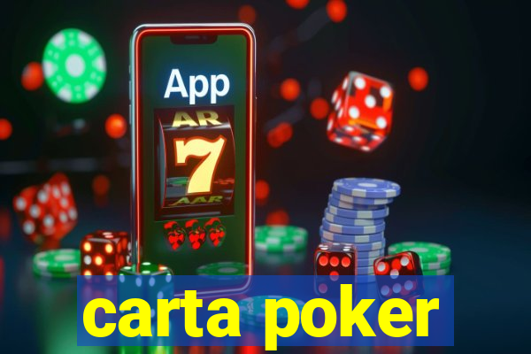 carta poker