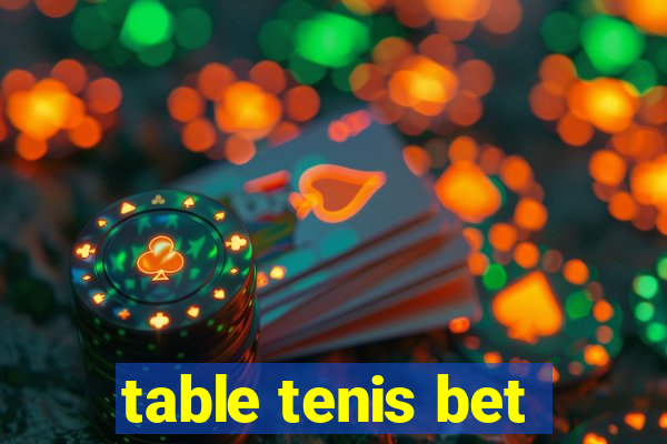 table tenis bet