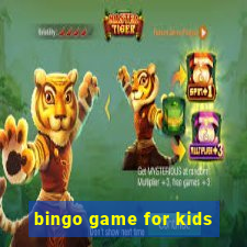 bingo game for kids