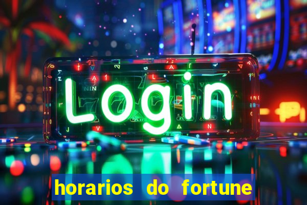 horarios do fortune tiger hoje