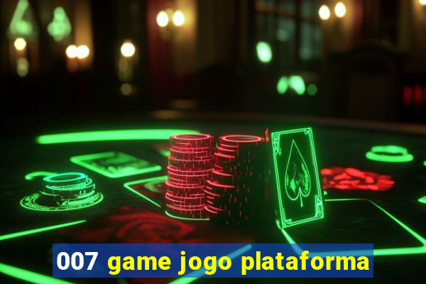 007 game jogo plataforma