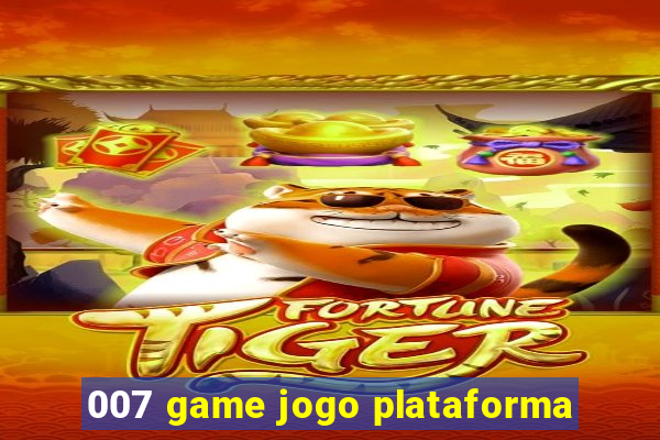 007 game jogo plataforma