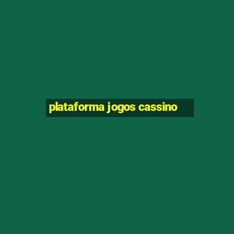 plataforma jogos cassino