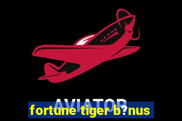 fortune tiger b?nus