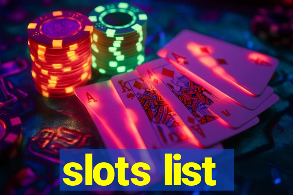 slots list