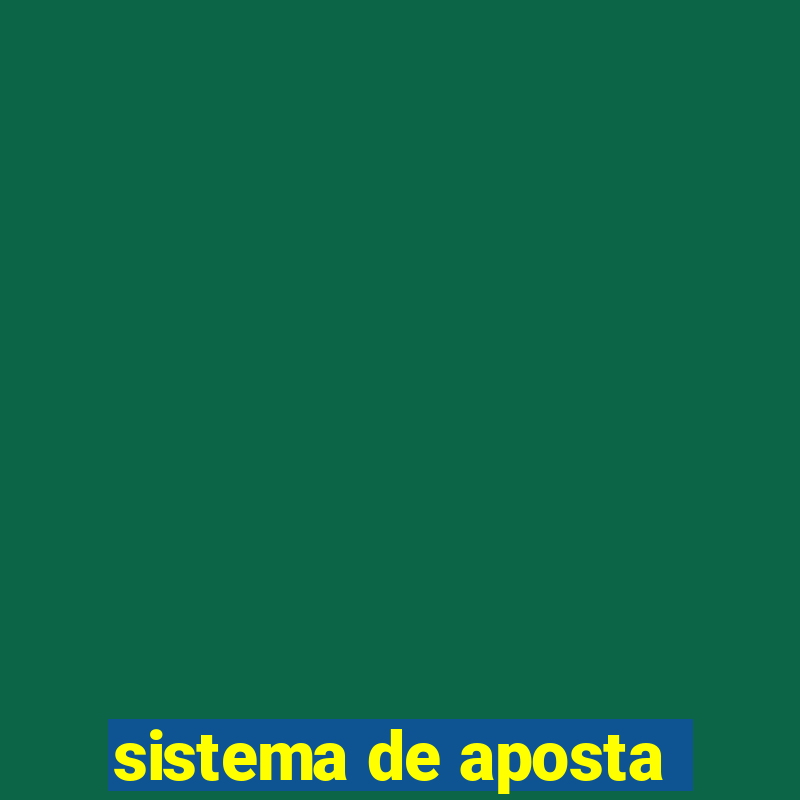 sistema de aposta