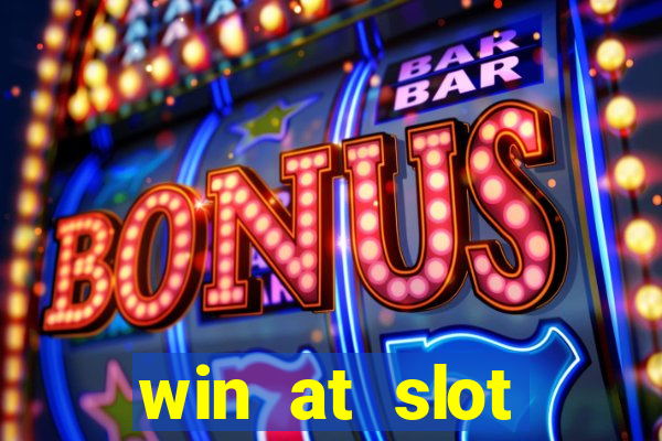 win at slot machines in casinos