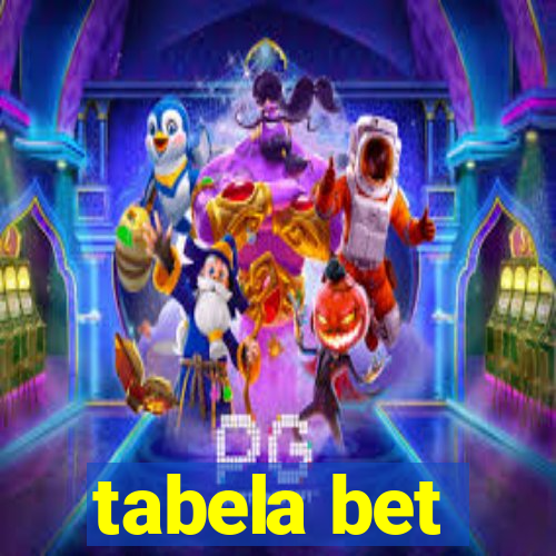 tabela bet