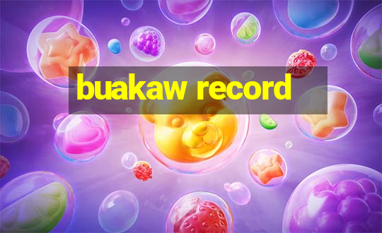 buakaw record