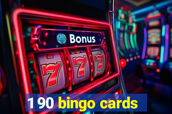 1 90 bingo cards