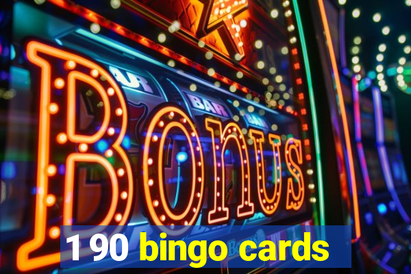 1 90 bingo cards