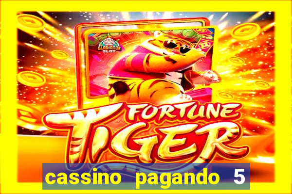 cassino pagando 5 reais no cadastro