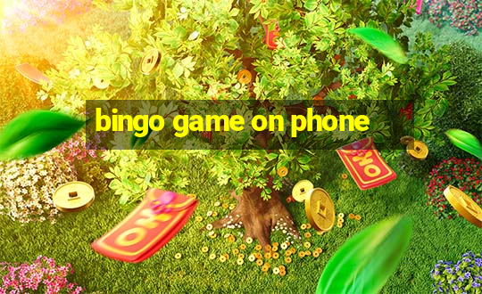 bingo game on phone