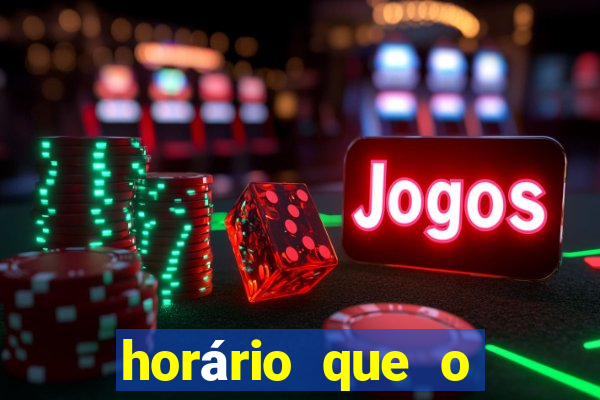 horário que o fortune tiger paga