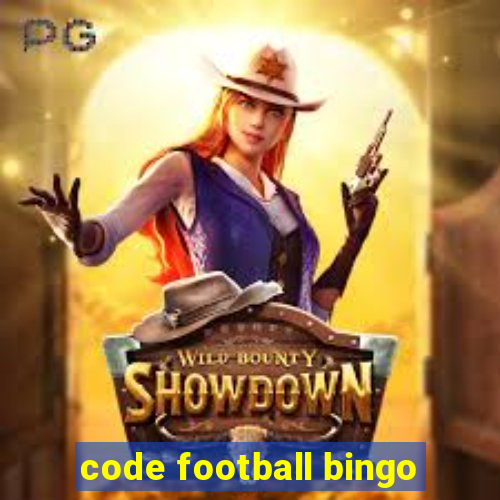 code football bingo