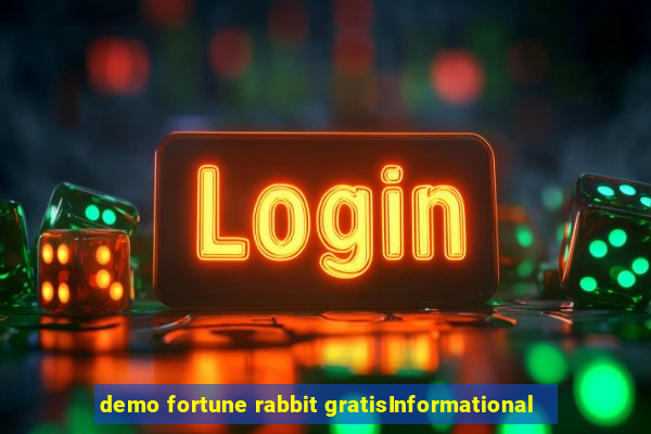 demo fortune rabbit gratisInformational