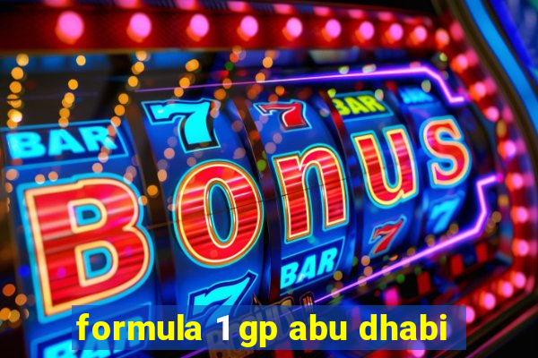 formula 1 gp abu dhabi