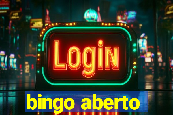 bingo aberto