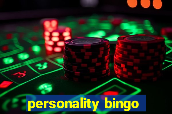 personality bingo