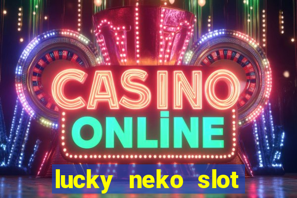 lucky neko slot logo png