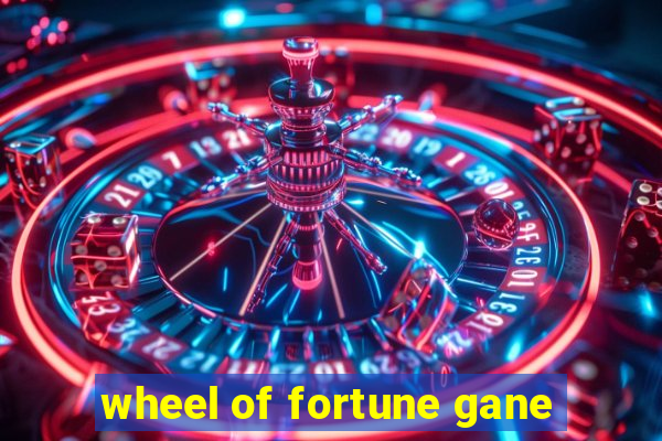 wheel of fortune gane