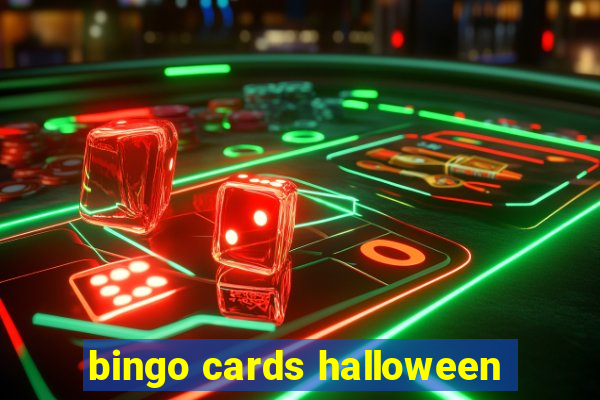 bingo cards halloween