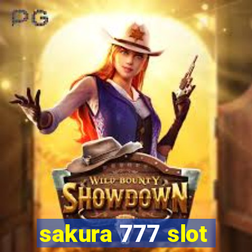 sakura 777 slot