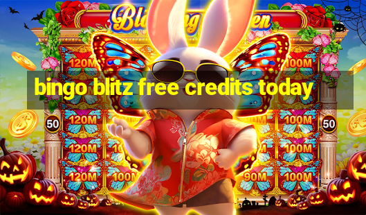 bingo blitz free credits today