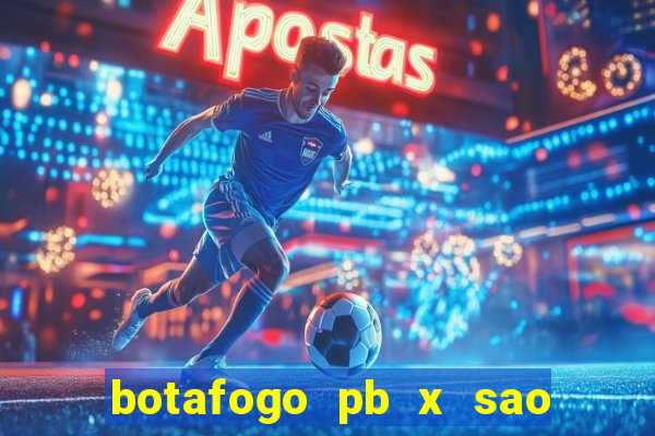 botafogo pb x sao jose palpite