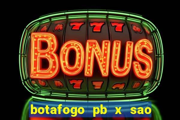 botafogo pb x sao jose palpite