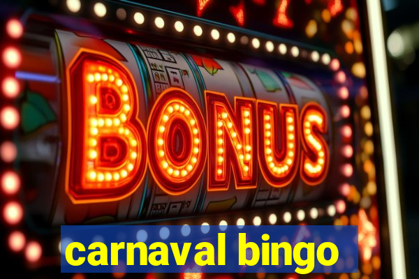 carnaval bingo