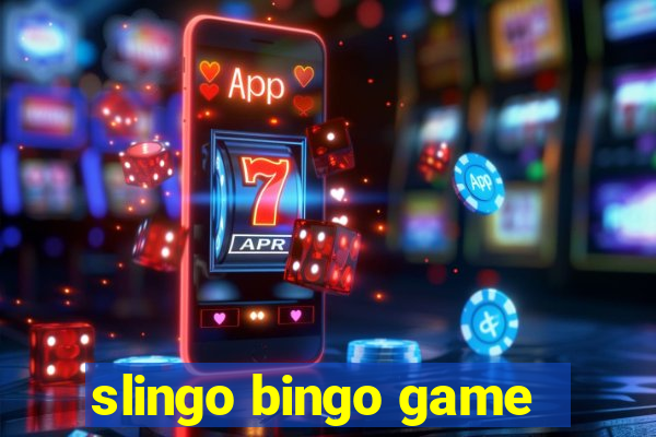 slingo bingo game