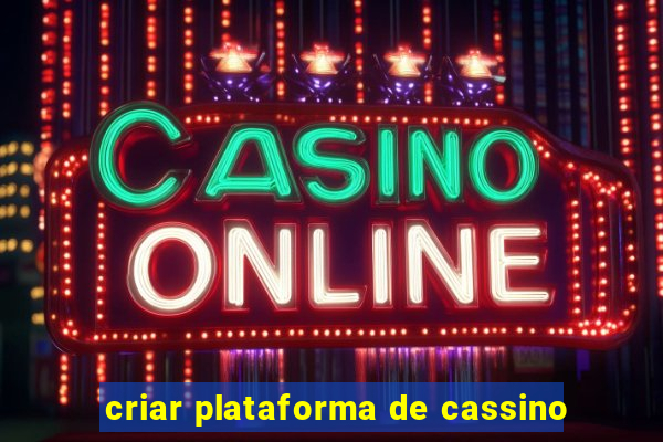 criar plataforma de cassino