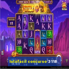 lotofacil concurso 3118