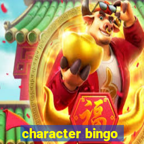 character bingo